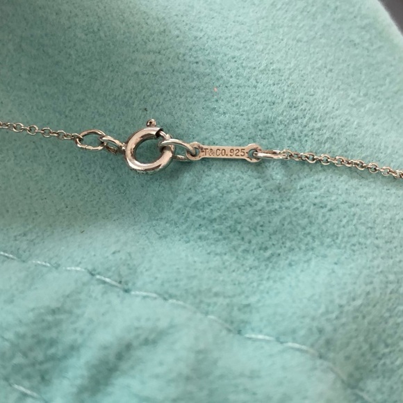 Tiffany & Co. Silver Double Hoop Necklace - Picture 12 of 13